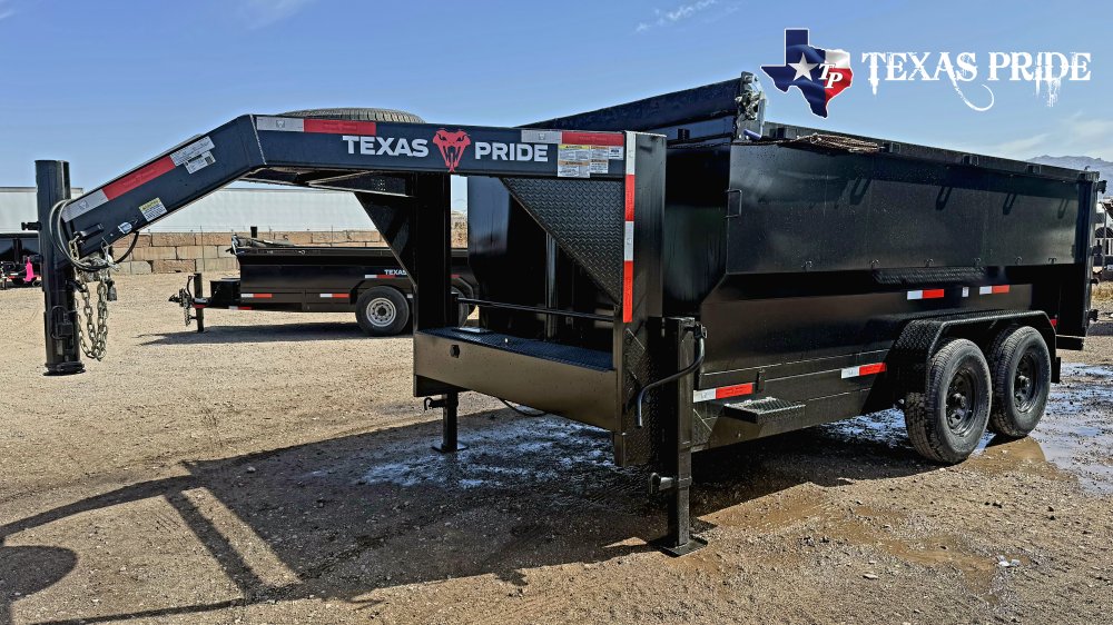 Texas Pride 7x14x4 16K Gooseneck Dump Trailer