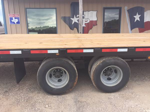 2023 FLAT BED 8.5x35+5 GN Hotshot FlatBed 16-PLY TIRES 25.9K