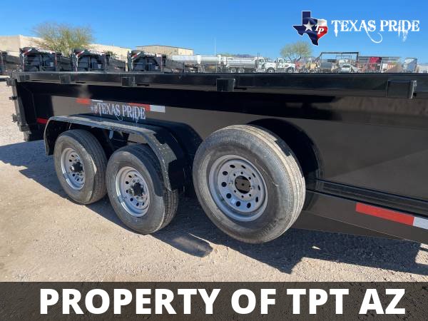 2024 BLOW OUT 7x16x2 14K BP TEXAS Pride Trailers Dump