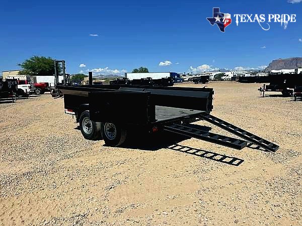 2025 Texas Pride 7X12X2 14K Bumper Pull Dump Trailer