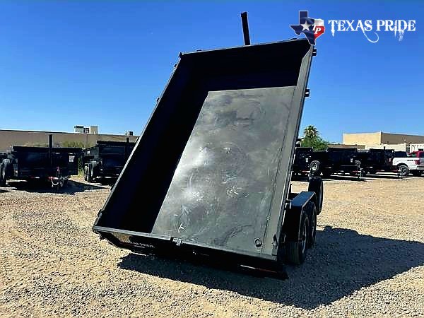 2025 Texas Pride 7X12X2 14K Bumper Pull Dump Trailer
