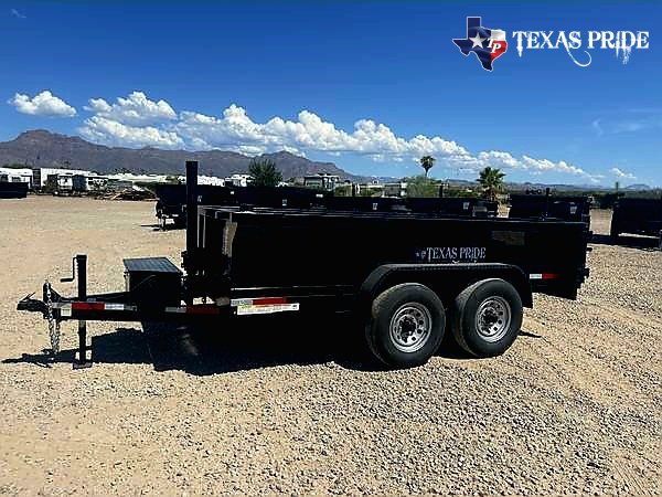 2025 Texas Pride 7X12X2 14K Bumper Pull Dump Trailer