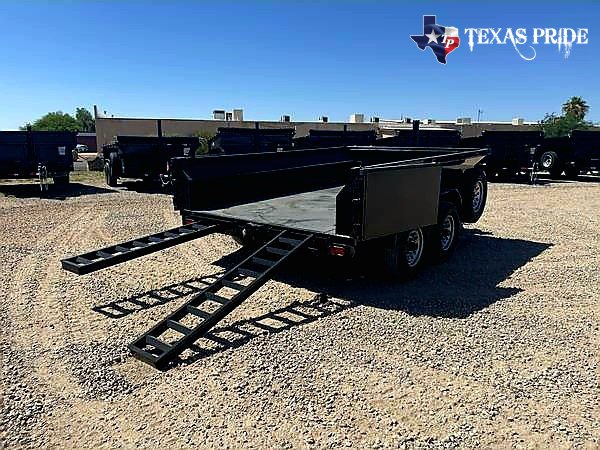 2025 Texas Pride 7X12X2 14K Bumper Pull Dump Trailer
