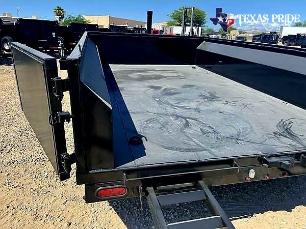 2025 Texas Pride 7X12X2 14K Bumper Pull Dump Trailer