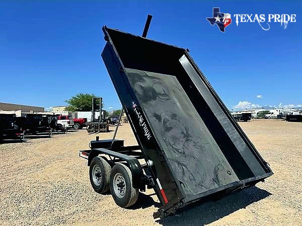 2025 Texas Pride 7X12X2 14K Bumper Pull Dump Trailer