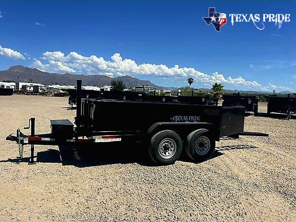 2025 Texas Pride 7X12X2 14K Bumper Pull Dump Trailer