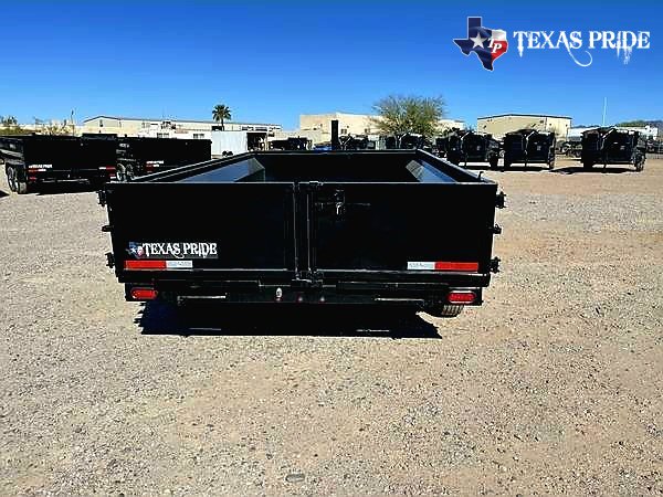 2025 Texas Pride 7X12X2 14K Bumper Pull Dump Trailer