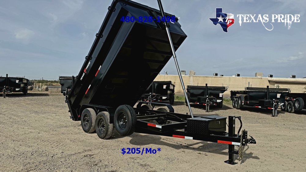 2026 Texas Pride 7X14X3 14K Bumper Pull Dump Trailer