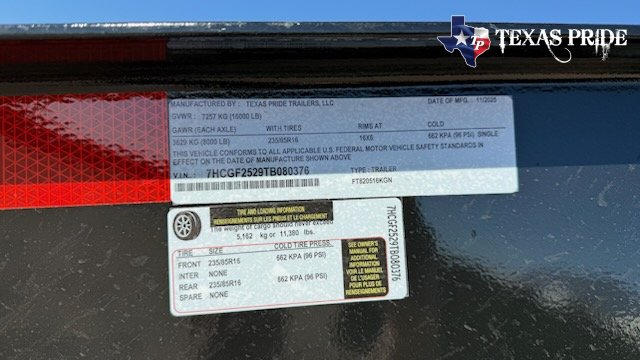 2026 8.5x20+5 16k Equipment/ Car Hauler Trailer