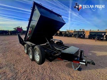 2026 6x10x2 7k Bumper Pull Dump Trailer Texas Pride