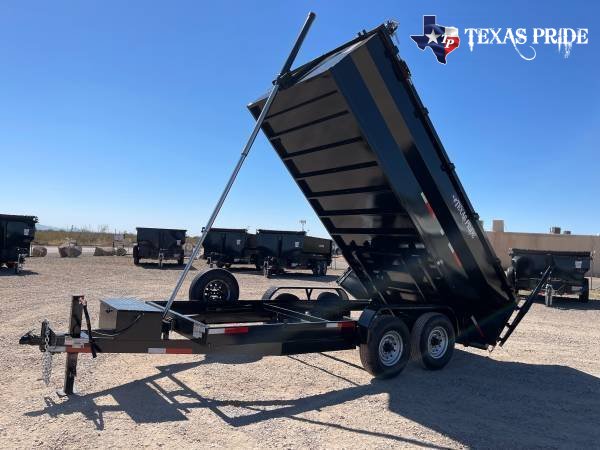 2025 Texas Pride 7X14X3 14K Bumper Pull Dump Trailer