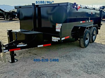 2026 Texas Pride 7X12X3 14K Bumper Pull Dump Trailer
