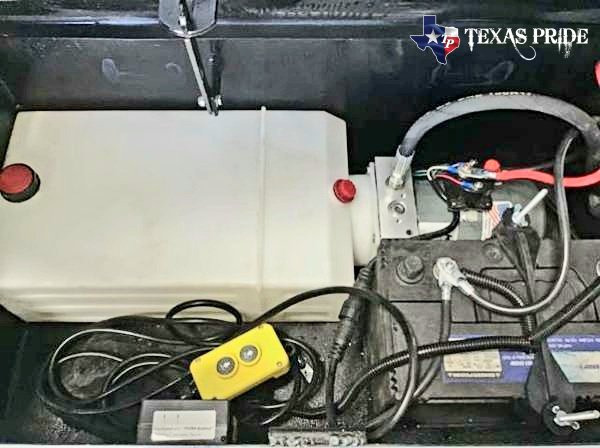 2025 Texas Pride 7x16x3 14k Bumper Pull Dump Trailer