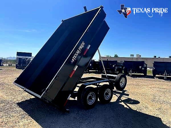 2026 Texas Pride 7X12X3 14K Bumper Pull Dump Trailer