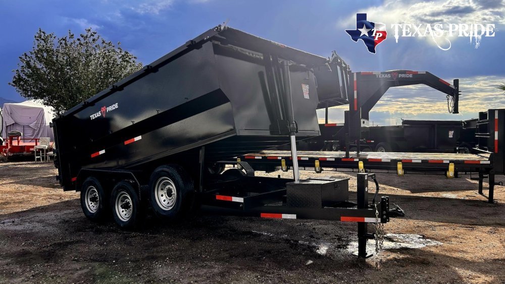 2026 Texas Pride 7x14x4 16k Bumper Pull Dump Trailer