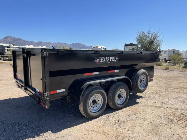 2023 TEXAS PRIDE DUMP TRAILER 7'X14'X3' 16K BP