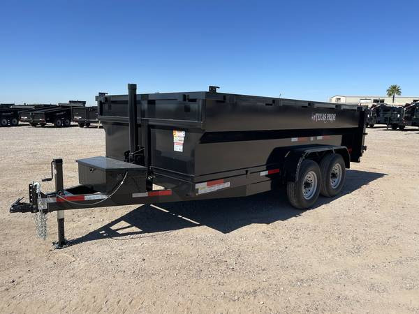 2023 TEXAS PRIDE DUMP TRAILER 7'X14'X3' 16K BP