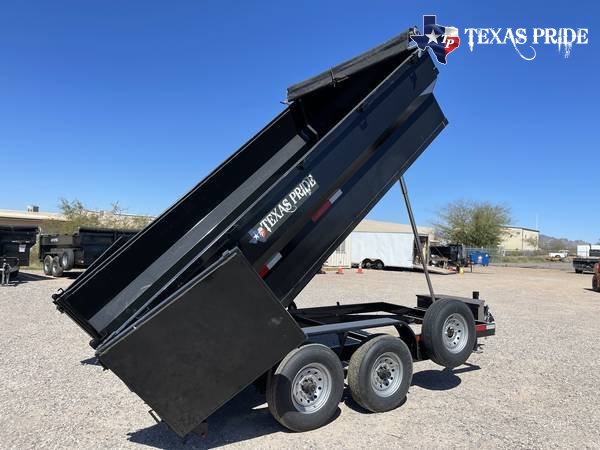 2025 Texas Pride 7x14x4 16k Bumper Pull Dump Trailer