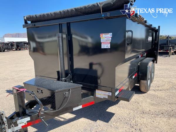 2025 Texas Pride 7x14x4 16k Bumper Pull Dump Trailer