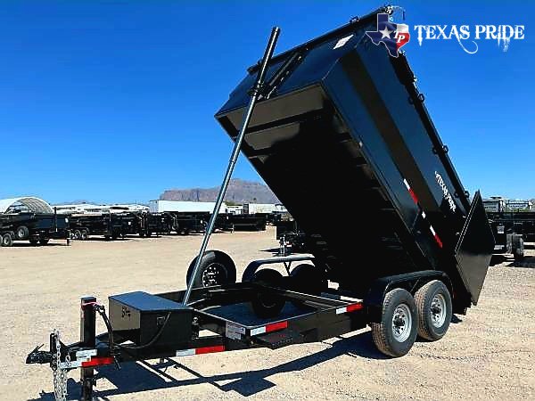 2025 Texas Pride 7x14x4 14k Bumper Pull Dump Trailer