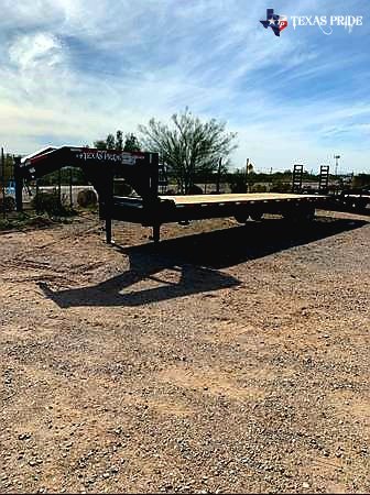 2025 Texas Pride 8.5X35+5 26k Gooseneck Flatbed Trailer