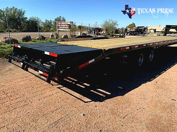 2025 Texas Pride 8.5X35+5 26k Gooseneck Flatbed Trailer