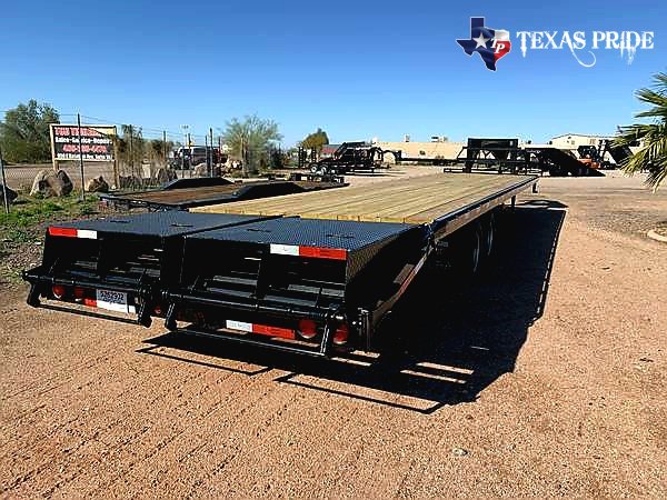 2025 Texas Pride 8.5X35+5 26k Gooseneck Flatbed Trailer
