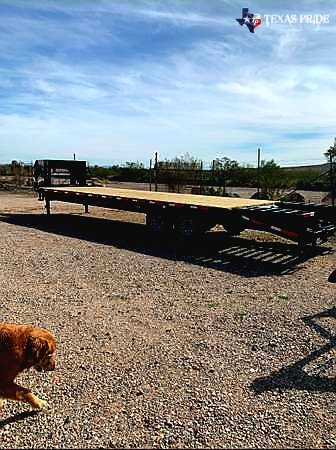 2025 Texas Pride 8.5X35+5 26k Gooseneck Flatbed Trailer