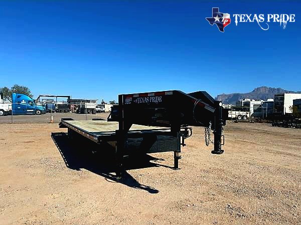 2025 Texas Pride 8.5X35+5 26k Gooseneck Flatbed Trailer