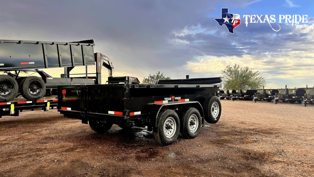2026 Texas Pride 7X12X2 14K Bumper Pull Dump Trailer