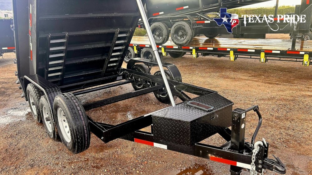 2026 Texas Pride 7X12X2 14K Bumper Pull Dump Trailer
