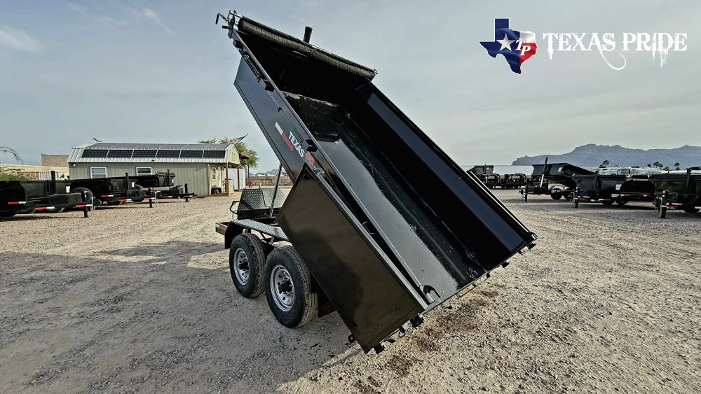 Texas Pride 7X12X2 14K Bumper Pull Dump Trailer