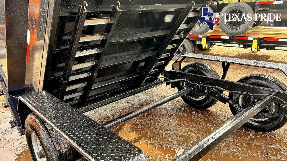 2026 Texas Pride 7X12x4 14K Bumper Pull Dump Trailer