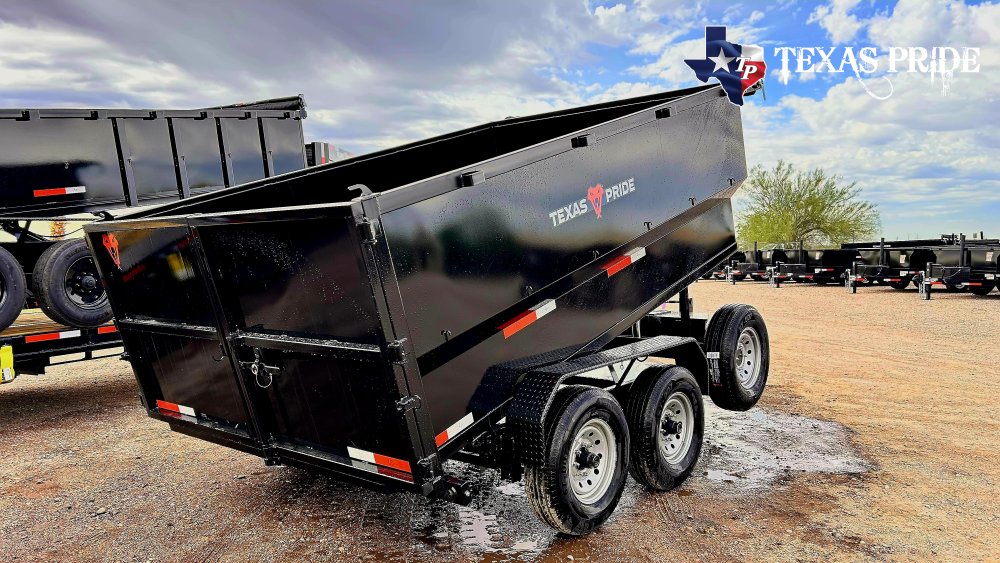 2026 Texas Pride 7X12x4 14K Bumper Pull Dump Trailer