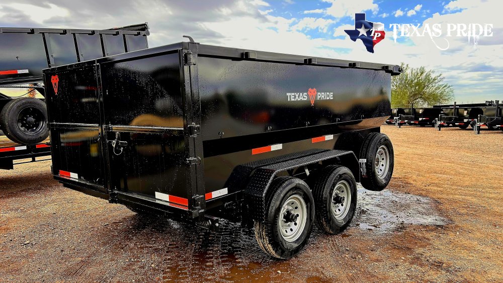 2026 Texas Pride 7X12x4 14K Bumper Pull Dump Trailer