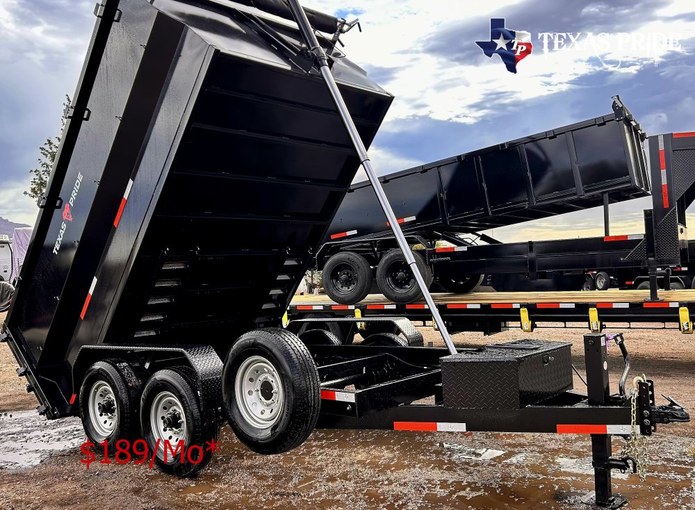 2026 Texas Pride 7X12x4 14K Bumper Pull Dump Trailer