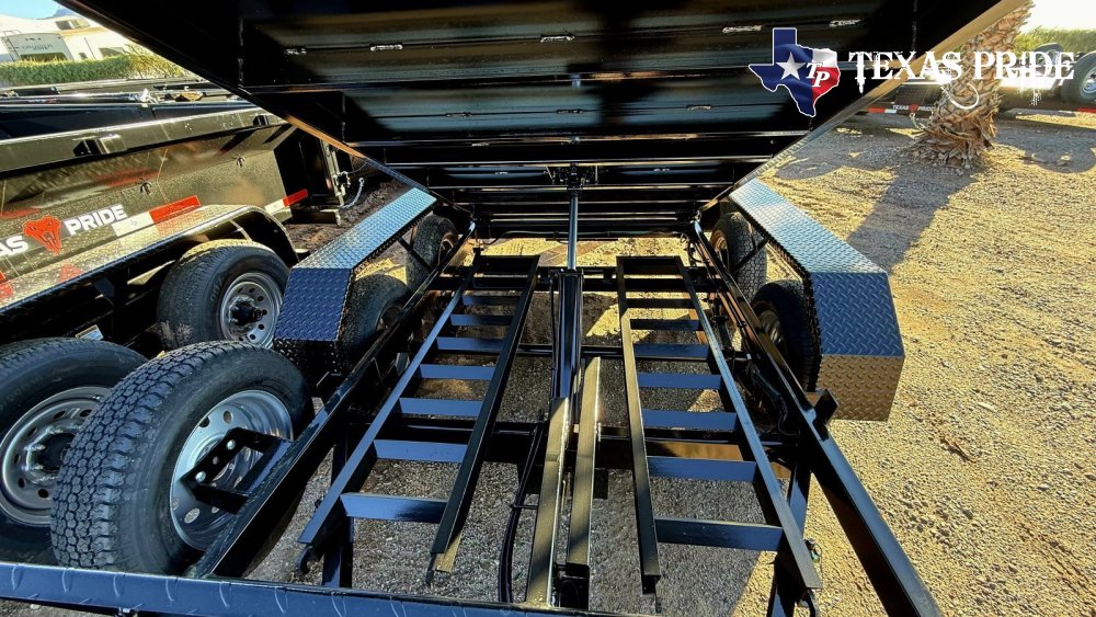 2026 Texas Pride 6x10x3 7k Bumper Pull Dump Trailer
