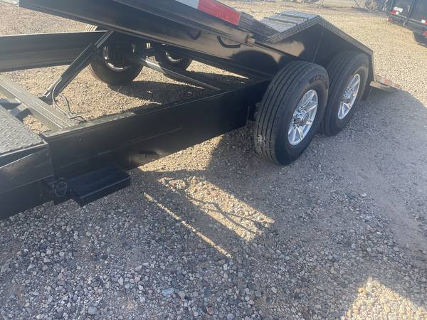 2023 New Texas Pride Trailers FLATBED/Equipment/Car Hauler 8.5 x 21' (17' Tilt Deck + 4' Flat ) ALL 