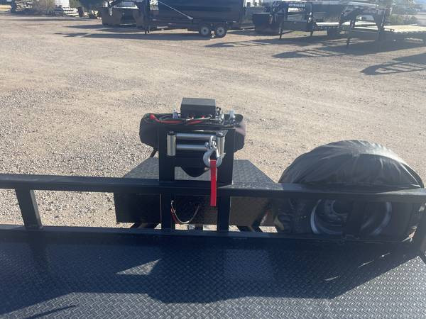 2023 New Texas Pride Trailers FLATBED/Equipment/Car Hauler 8.5 x 21' (17' Tilt Deck + 4' Flat ) ALL 