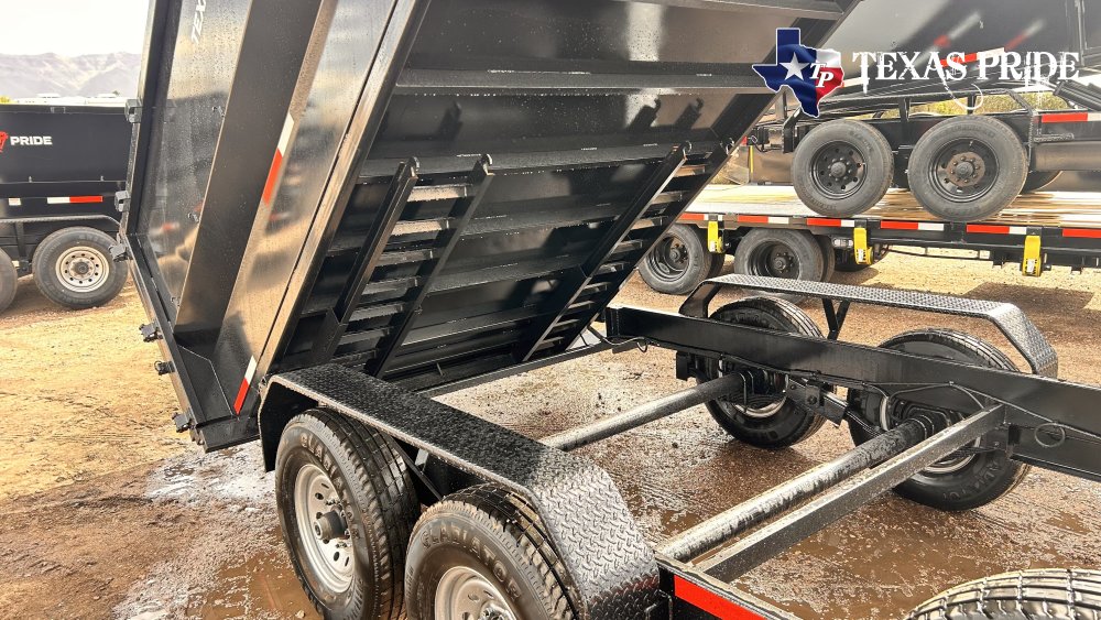 2026 Texas Pride 7x16x4 16K Bumper Pull Dump Trailer