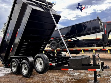 2026 Texas Pride 7X12X4 14k Bumper Pull Dump Trailer