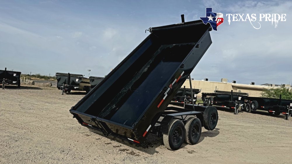 2026 7X14X2 14K Bumper Pull Dump Trailer Texas Pride
