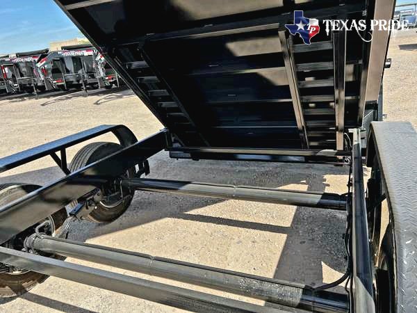 2025 Texas Pride 7x16x3 16k Gooseneck Dump Trailer