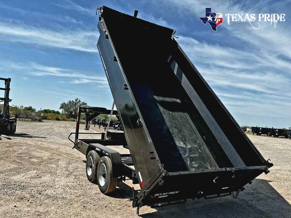 2025 Texas Pride 7x16x3 16k Gooseneck Dump Trailer