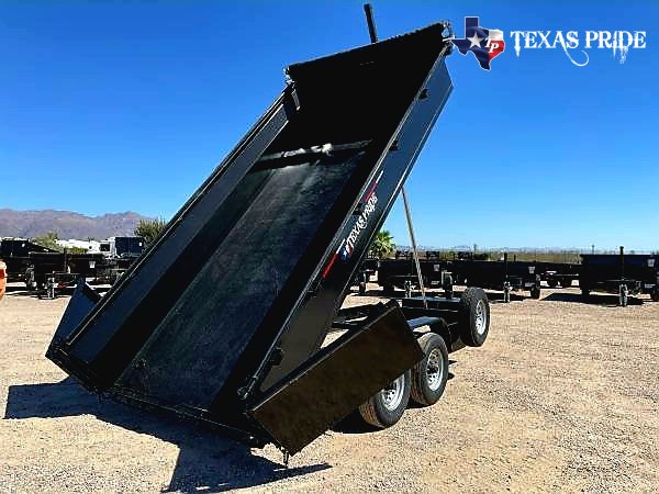 2026 Texas Pride 7x16x2 16k Bumper Pull Dump Trailer