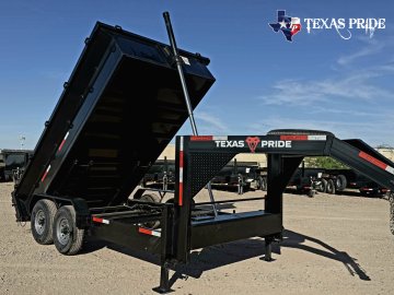 2026 Texas Pride 7x14x2 14K Gooseneck Dump Trailer