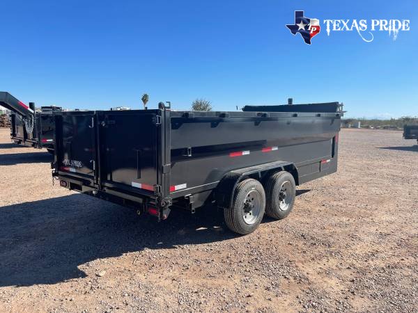 7x14x3 16K Gooseneck Texas Pride Dump Special