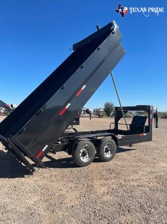 7x14x3 16K Gooseneck Texas Pride Dump Special