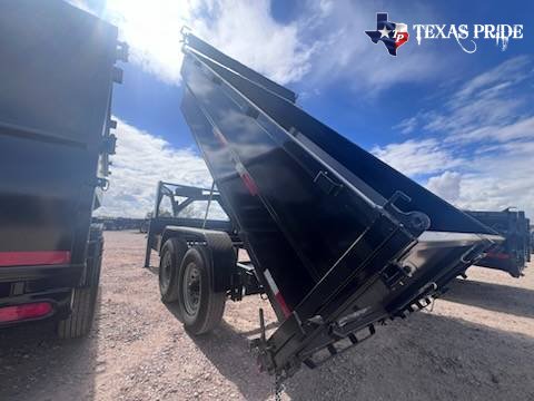 7x14x3 14K Gooseneck TEXAS PRIDE DUMP