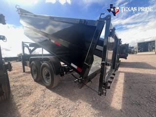 7x14x3 14K Gooseneck TEXAS PRIDE DUMP